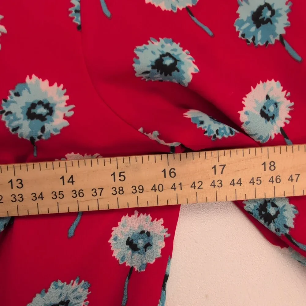 J.Crew‎ Floral Long-Sleeve Midi Dress Size 00